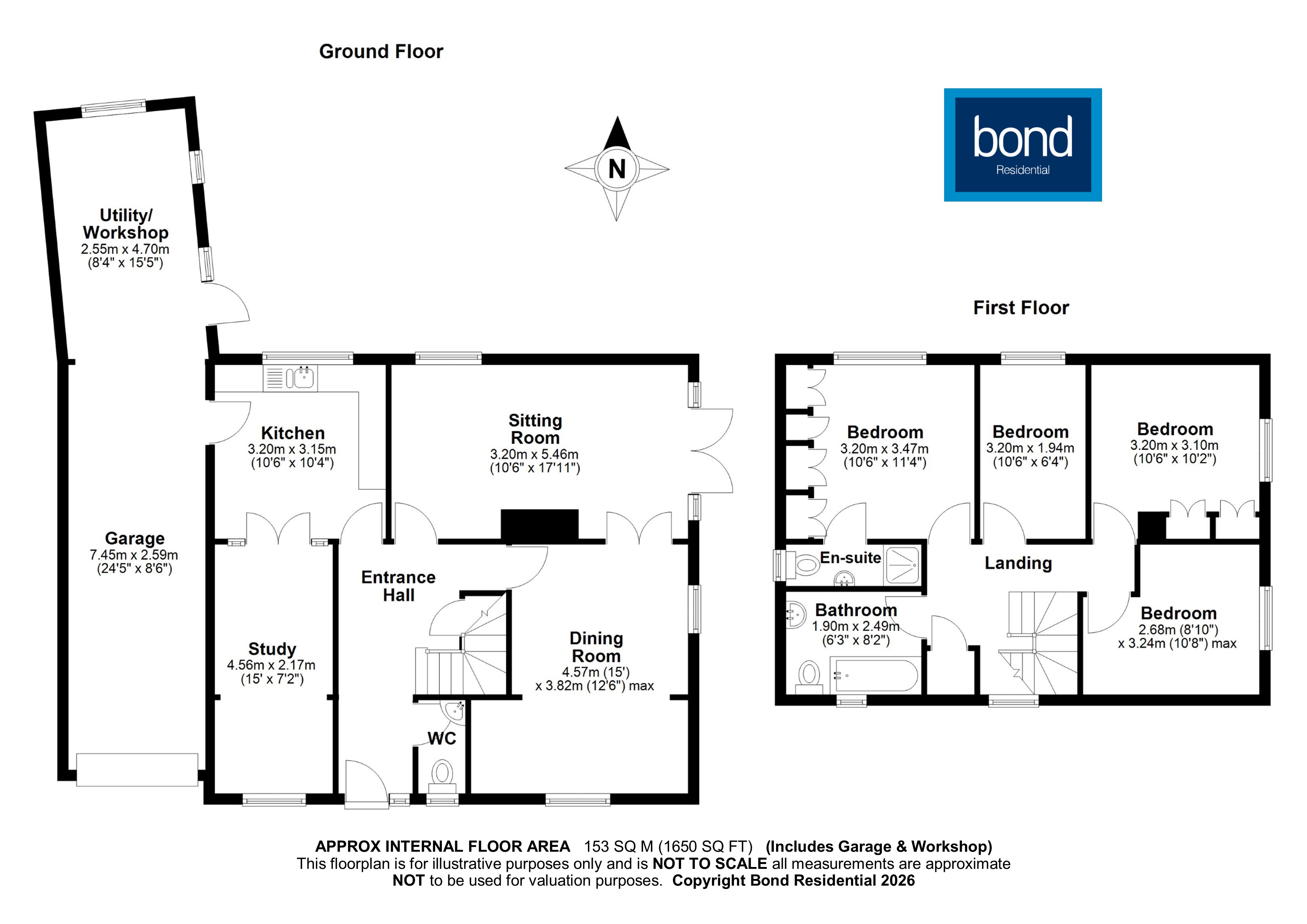 Floorplans For Great Baddow, Chelmsford, Essex