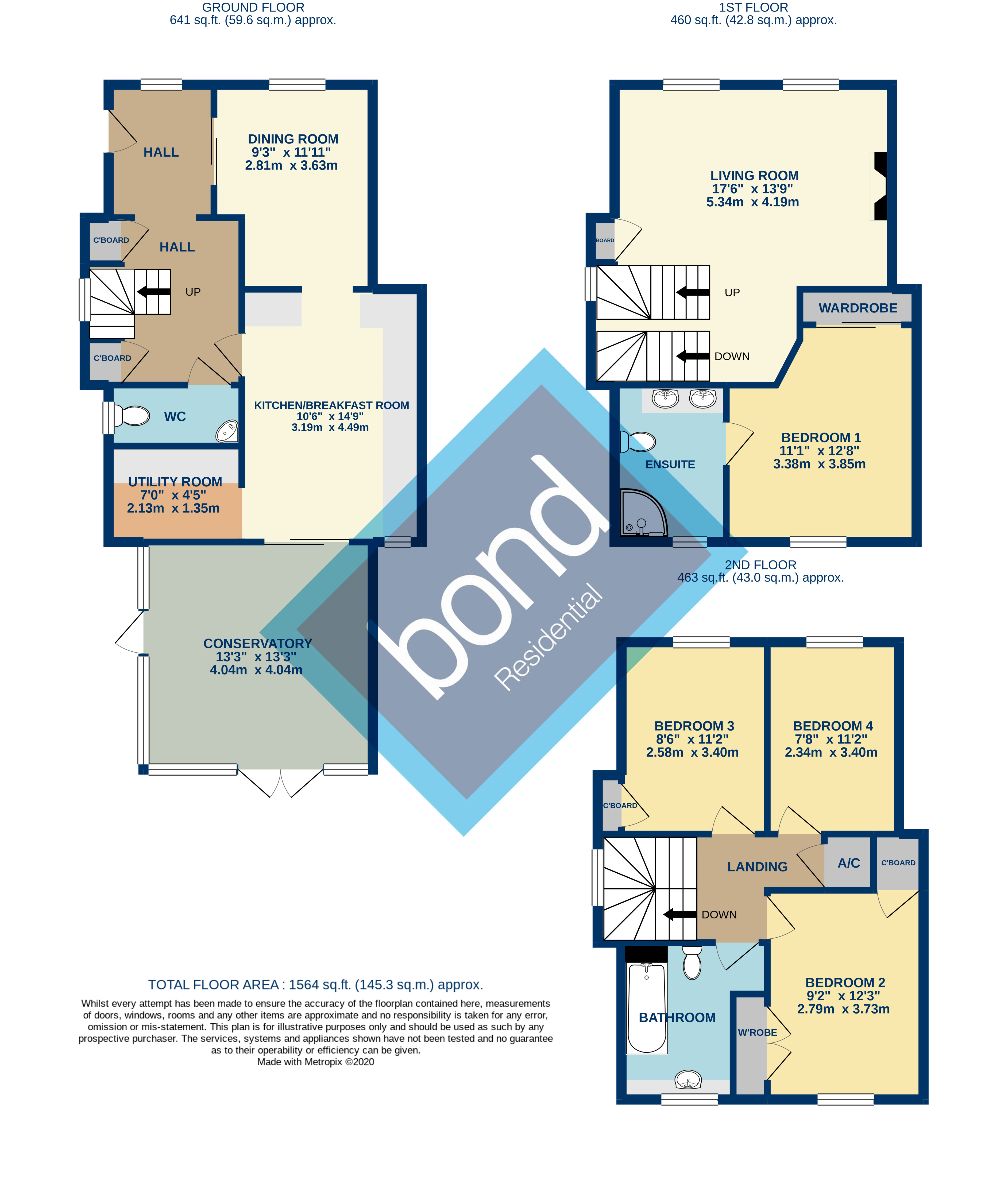 Floorplans For Great Notley, Braintree, Essex