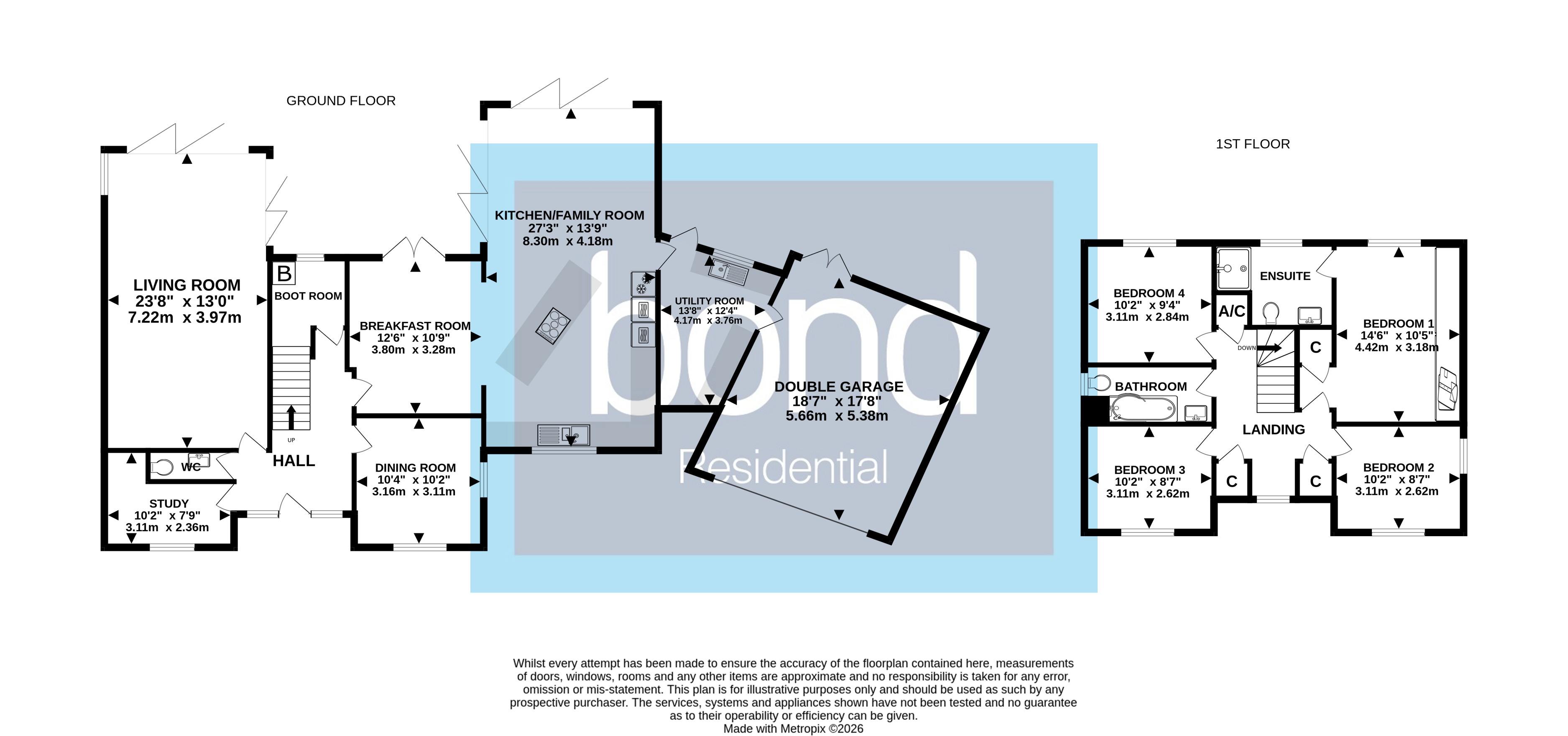 Floorplans For Chancellor Park, Chelmsford, Essex