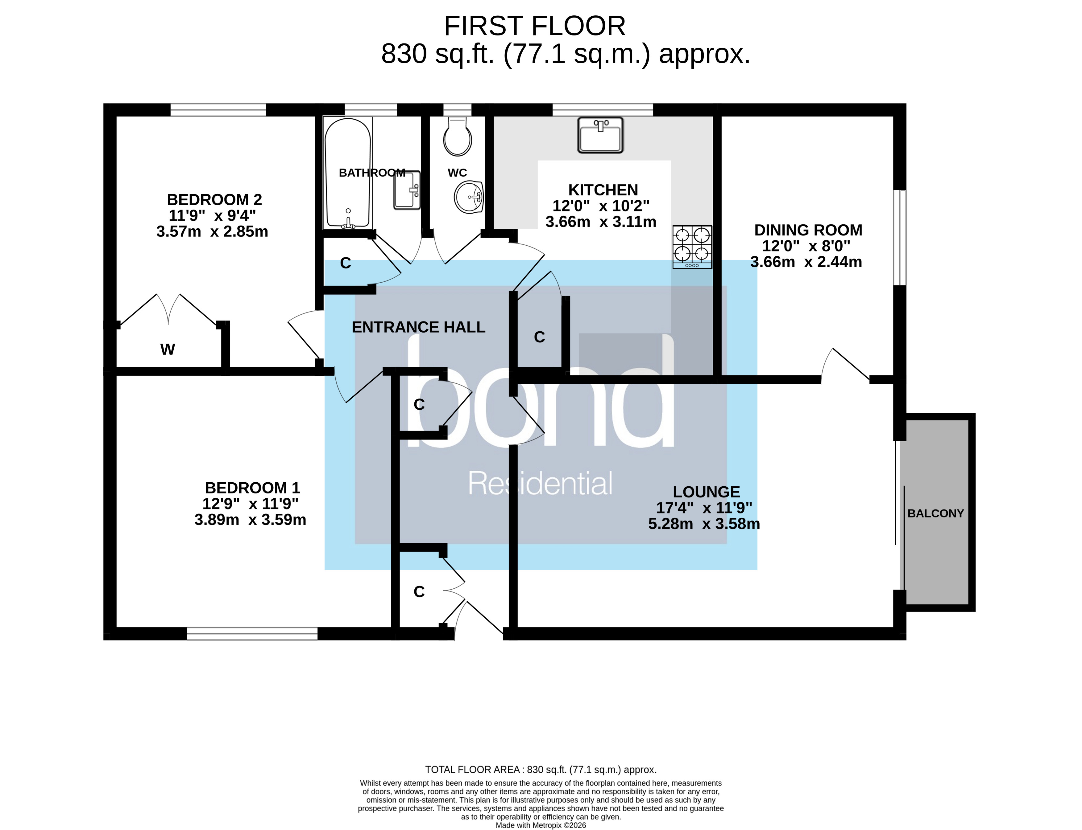 Floorplans For Patching Hall Lane, Chelmsford, Essex