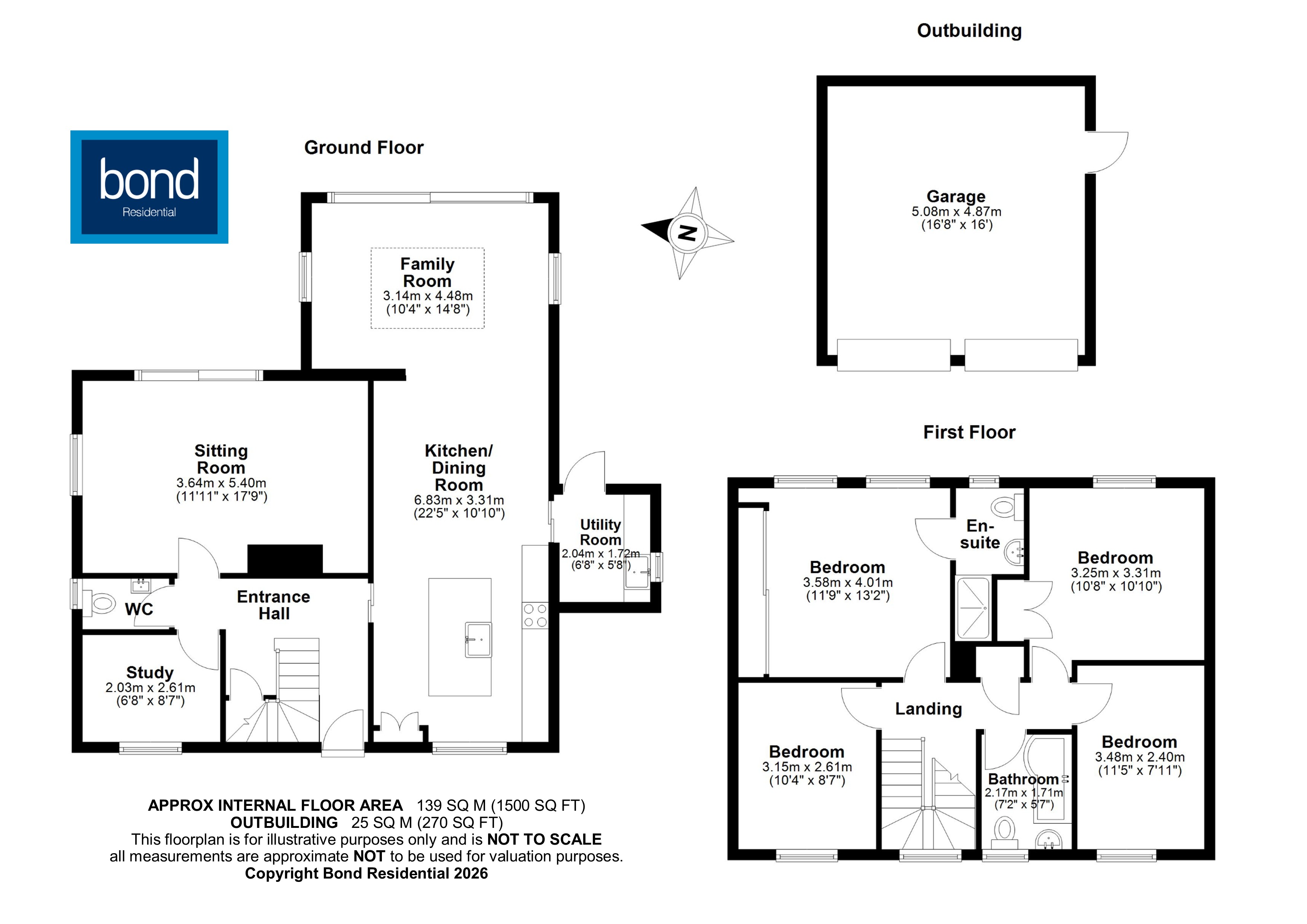 Floorplans For Galleywood, Chelmsford, Essex