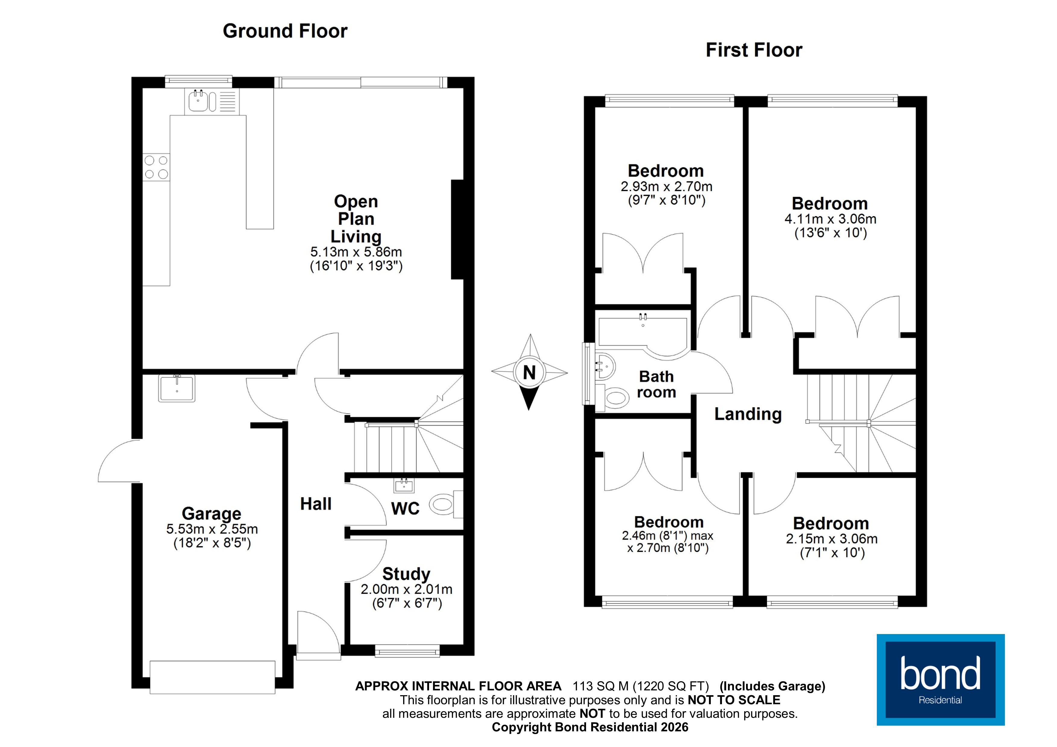 Floorplans For Writtle, Chelmsford, Essex