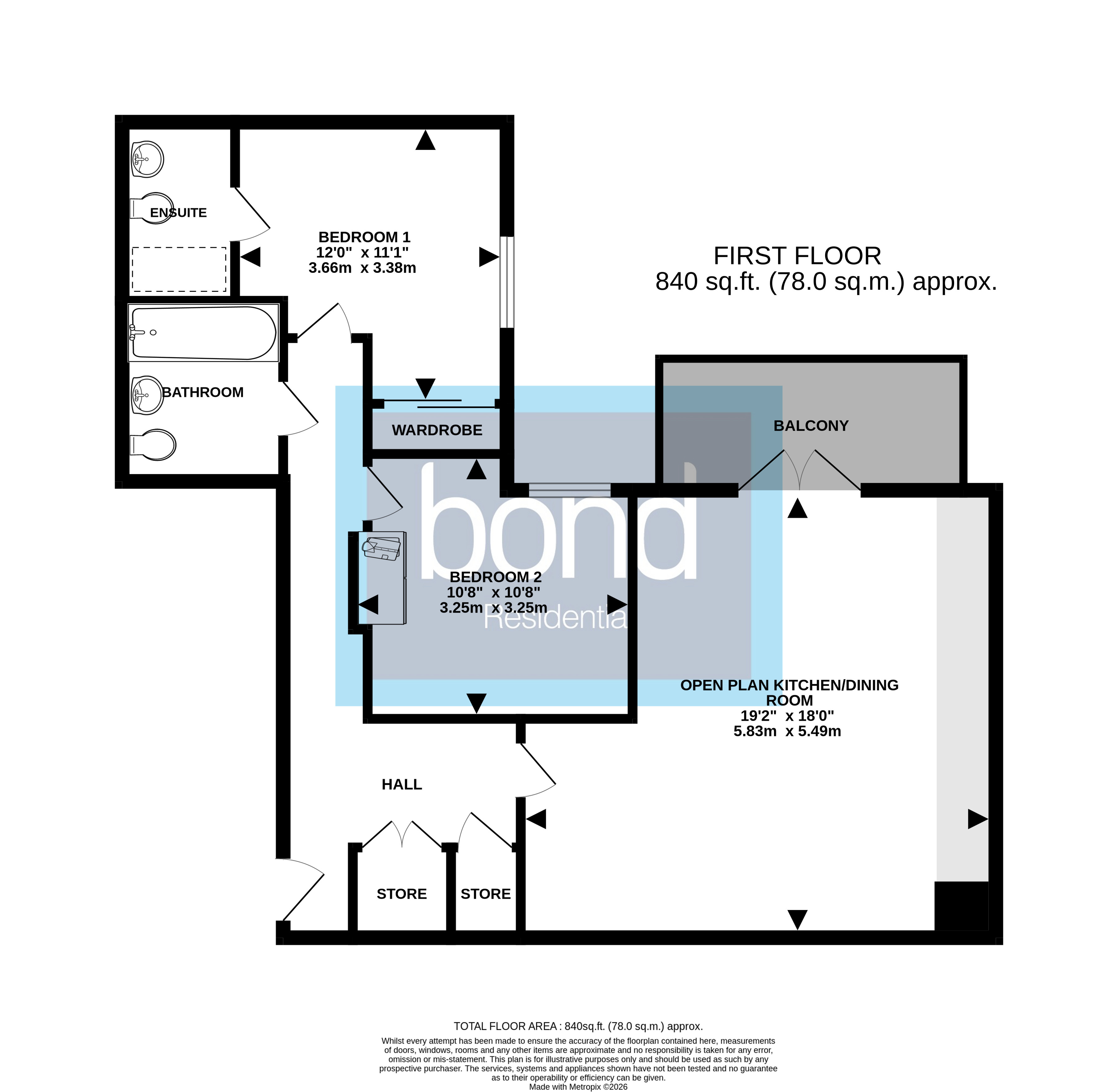 Floorplans For Victoria Road, Chelmsford, Essex