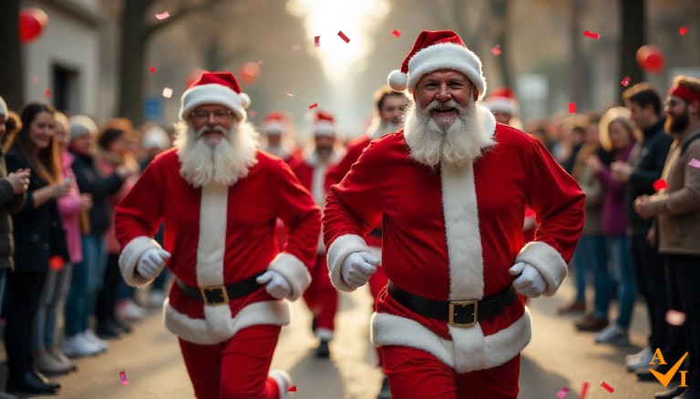 Santa Fun Run Spreads Cheer in Chelmsford