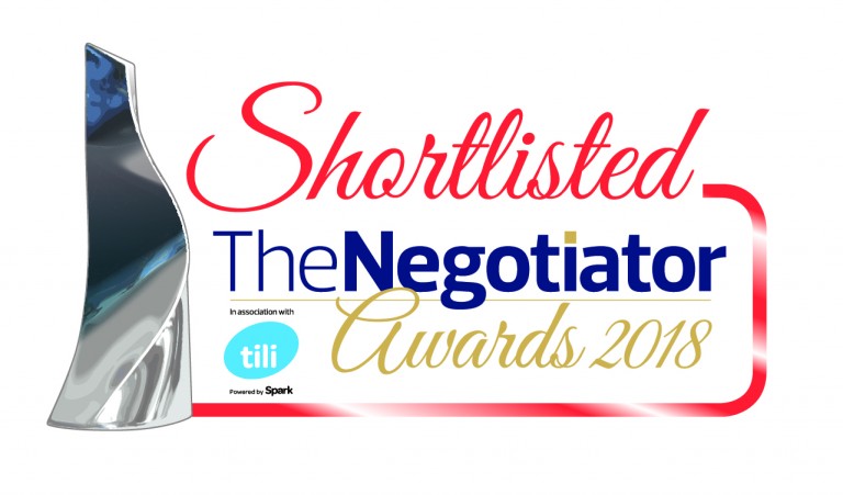 The Negotiator Awards 2018 Shortlist is announced! And we are on it!