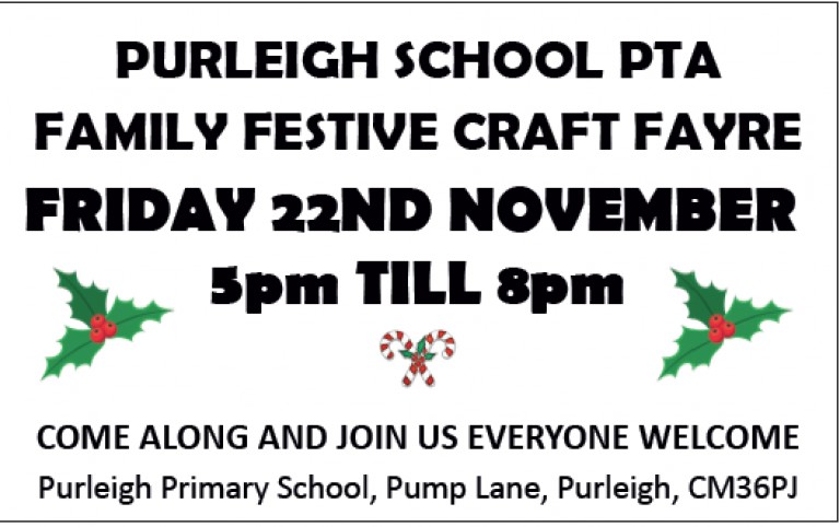 Purleigh School Festive Craft Fair