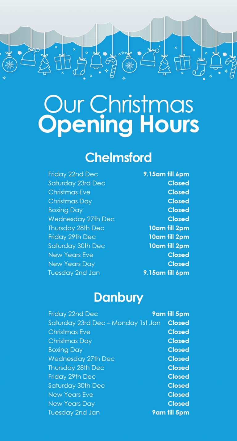 Christmas Opening Hours